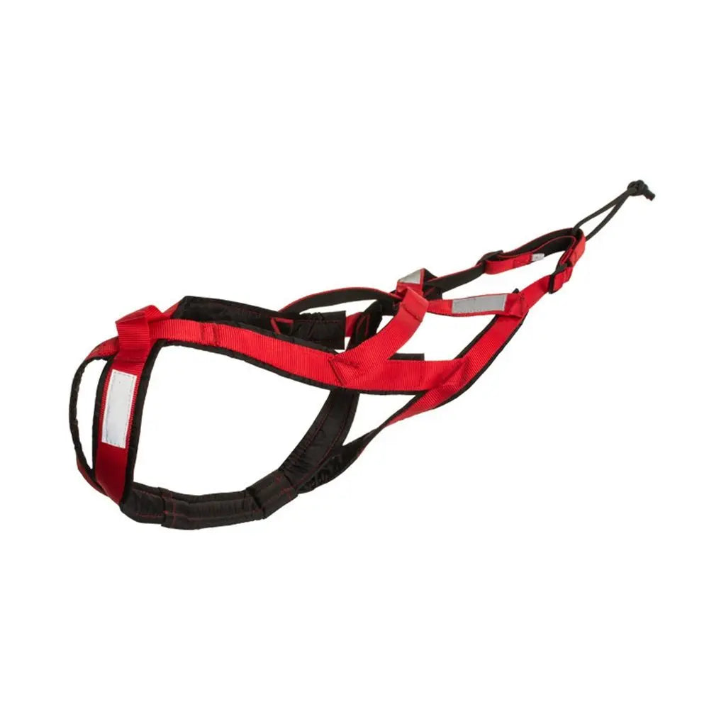 Dog Pulling Harness (XL, red) Back Mushing Husky Harness for Sled Exercise, Pet Sledding, Bikejoring, Skijoring, Running, Scootering, for Average Sized Dog Wholesale Hub