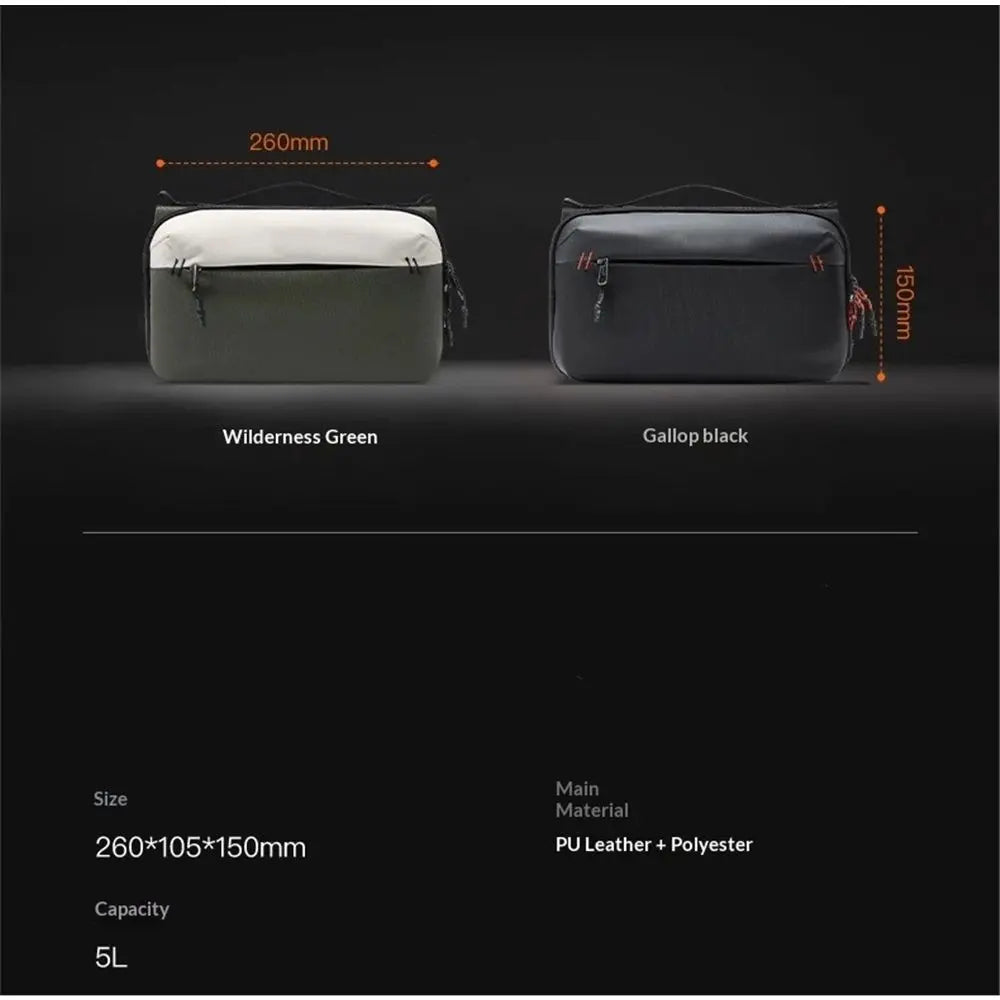 Carrying Bag Pouch Travel Large Soft Case Multilayer Storage Accessories ,4 fold small tool storage bag, portable power bank, suitable for commuting travel (Black,oniy bag) Wholesale Hub