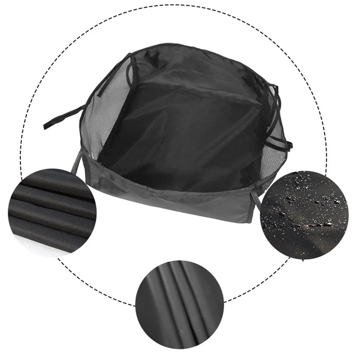 Wheelchair Bag, Rollator Seat Bag, Wheelchair Storage Bag, Side Storage Organizer, Lightweight and Heavy Duty Travel Tote, Under Seat Large Capacity Reusable Backpack Bag 2pcs Wholesale Hub