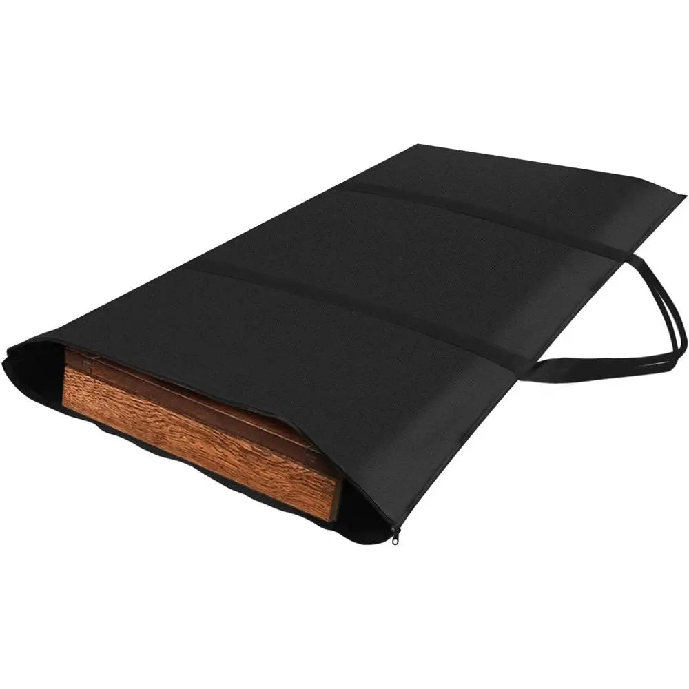 420D Oxford Fabric Table Leaf Storage Bag Padded 1 Pack, Waterproof Heavy Duty Dining Table Leaf Bag w/Adjustable Closure,52 * 28 inches, Black Wholesale Hub