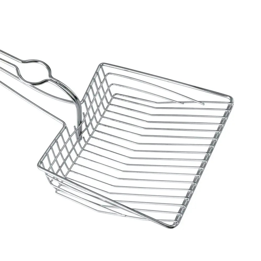 Cat Litter Scoop - Extra Large Heavy Duty Metal Kitty Litter Scoop, Premium Stainless Steel Cat Poop Scooper, Durable Sifting Shovel with Long Handle for Easy Cleanup, Best cat scooper for litter box Wholesale Hub