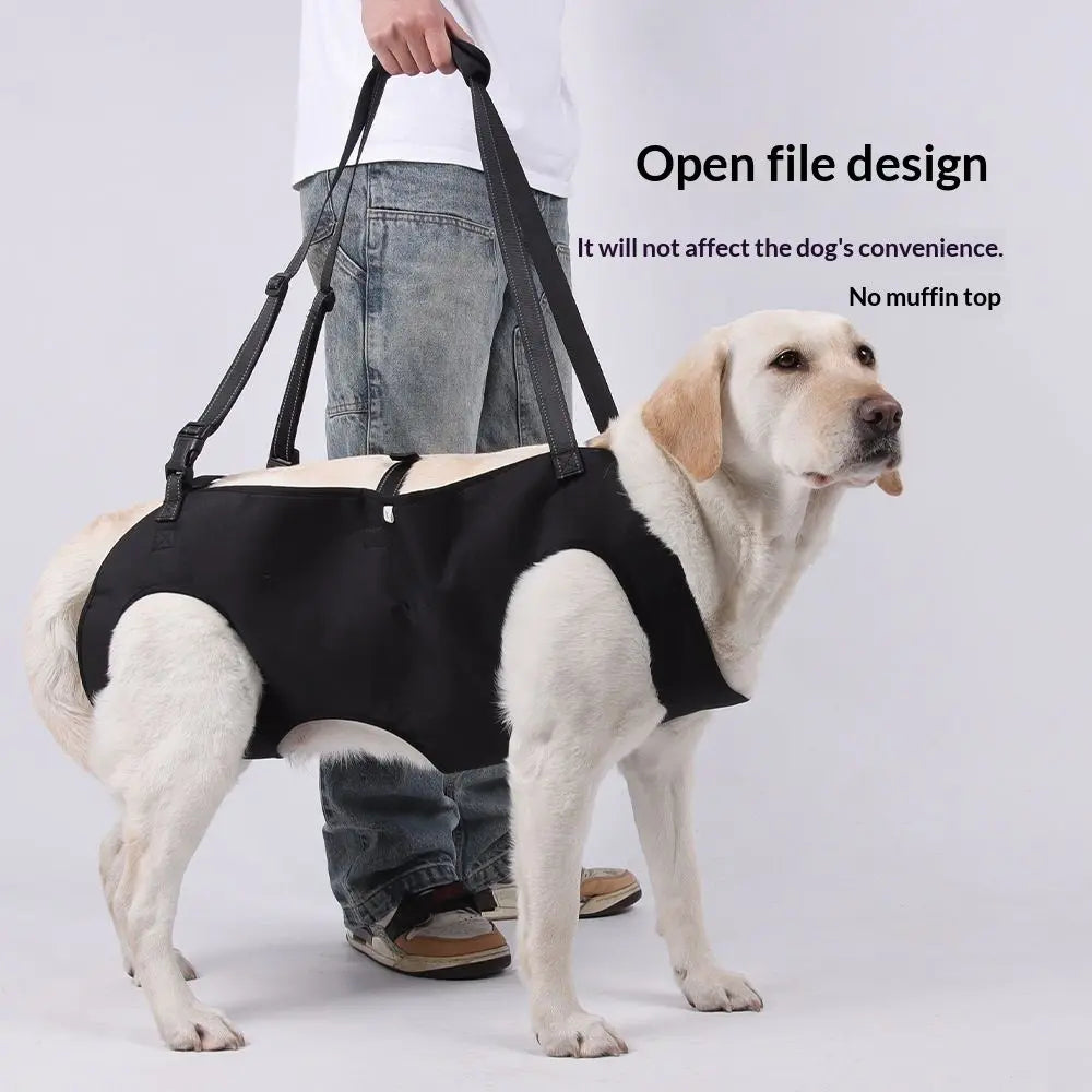 Lift Harness,Full Body Dog Sling Carrier with Handle,Total Body Support for Dogs,Pet Dog Leg Support Sling Adjustable Retractable Breathable Lift Harness (M) Wholesale Hub