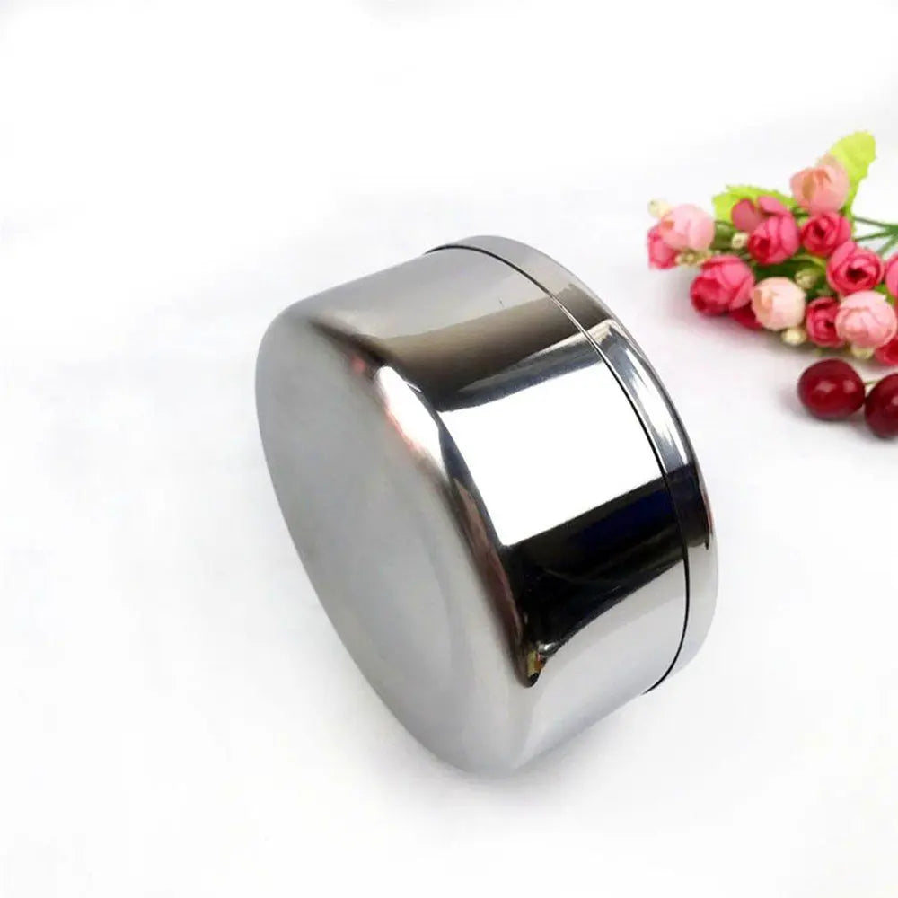 2pcs Silver Metal Ashtray with a Lid for Cigarettes - Windproof Outdoor Ashtrays Can Patio Outdoor Indoor Decorative Fancy Ash Tray Wholesale Hub