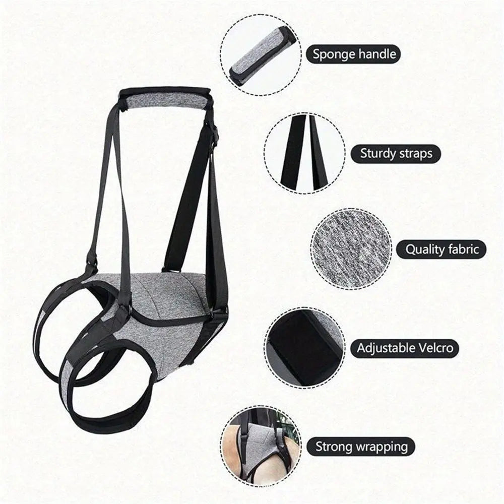 Dog Halter Harnesses, Adjustable Lift For Large Dogs, Dog Sling For Medium Dogs Hind Leg Support To Help Rehabilitate, Soft Padded Dog Support Harness For Elderly, Injured, Arthritic(L) Wholesale Hub