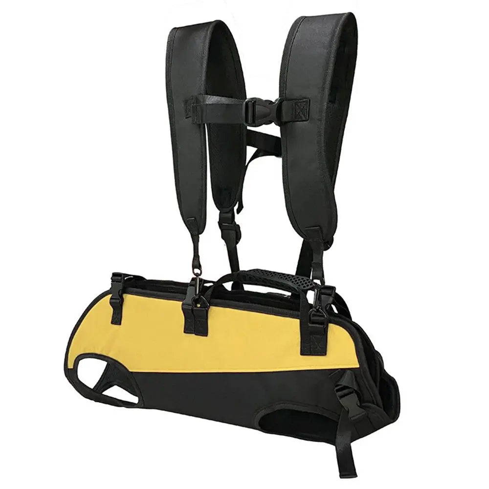 Dog Lift Harness,Adjustable Dog Backpack Carrier for Medium Large Dogs,Full Body Pet Lift Harness,Emergency Pet Backpack for Disabled, Old, Joint Injuries, Loss of Stability Dogs,S (yellow) Wholesale Hub