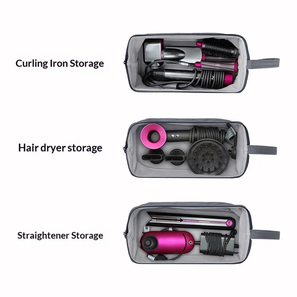 Travel Case , Portable Carrying Case for Supersonic Hair Dryer, Shockproof Protection Organizer Bag Travel Storage Bag, Gray(only bag) Wholesale Hub