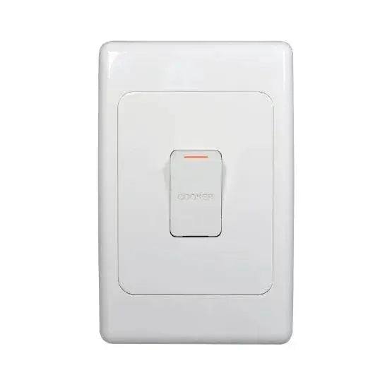 GSME Oven Switch Flush Mount Standard 1 Gang 45A 250V 2 Pole Vertical White | COSWDPOV45 Wholesale Hub