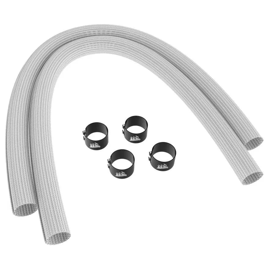 Corsiar Sleeving Kit for AIO CPU Coolers - 400mm - White Wholesale Hub