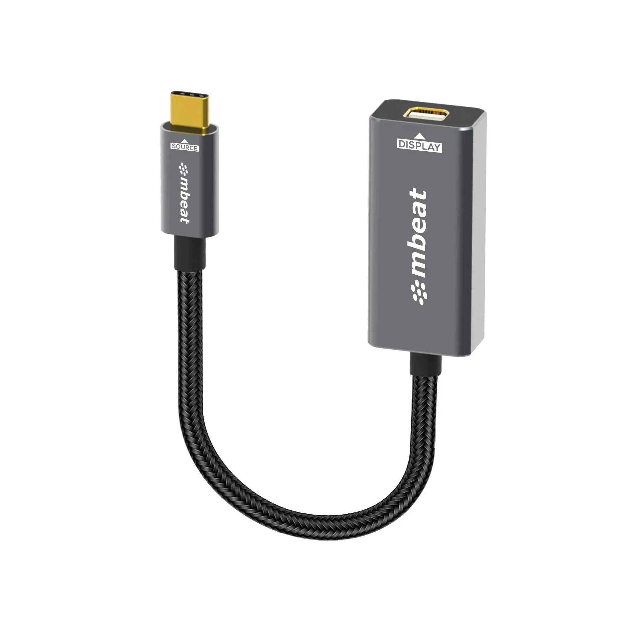 mbeat® Tough Link USB-C to Mini DisplayPort Adapter Host Interface: USB-C 3.2 Gen 2 Up to 4K@60Hz (3840×2160) Product Weight: 19.2g Wholesale Hub