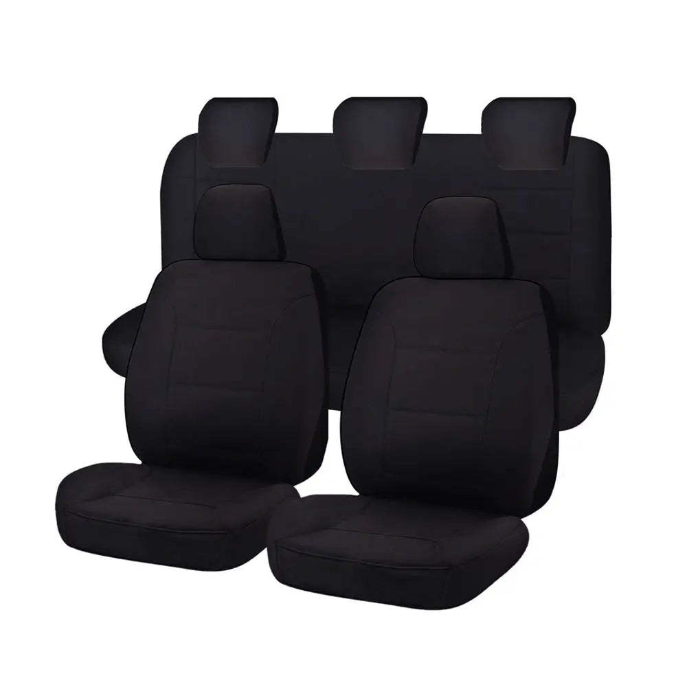 Seat Covers for FORD RANGER PXII SERIES 16/2015 - ON DUAL CAB FR BLACK CHALLENGER Wholesale Hub