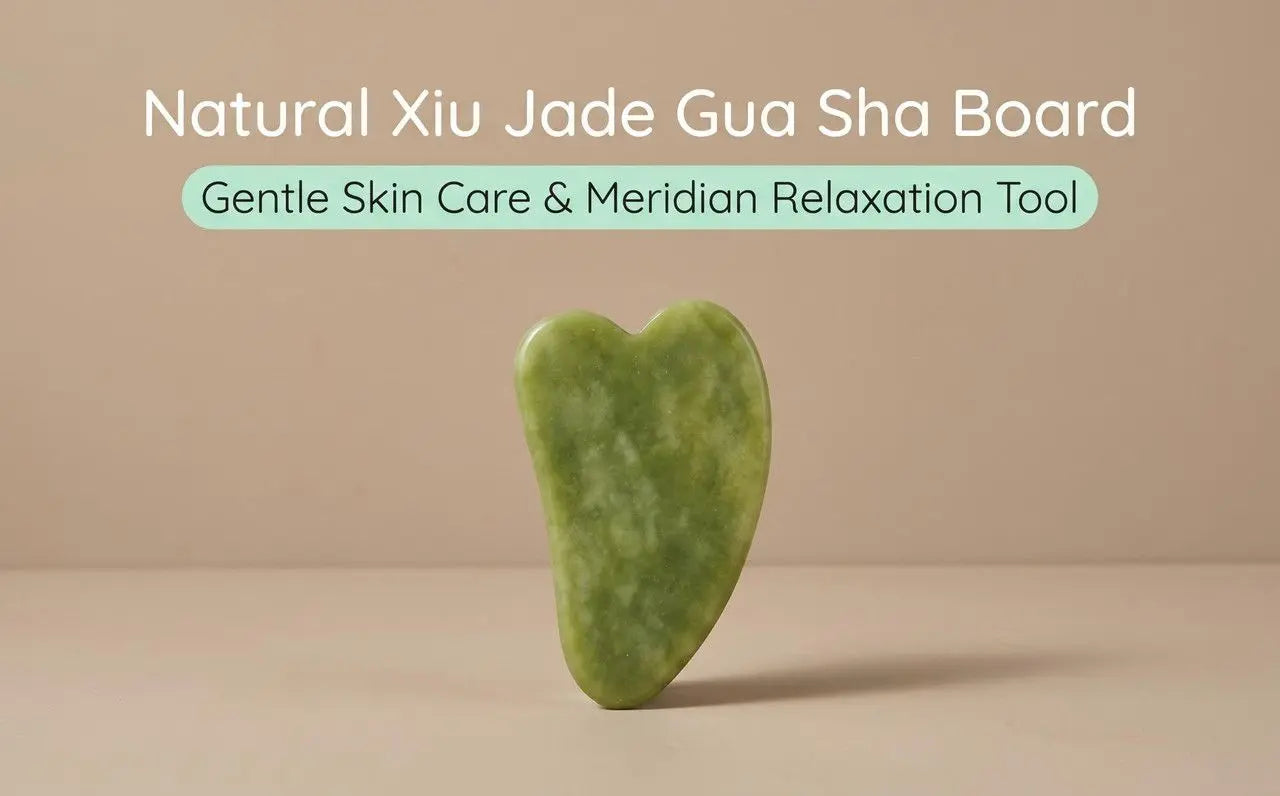 Natural Xiuyu Jade Heart‑Shaped Gua Sha Board(10 pieces) Wholesale Hub