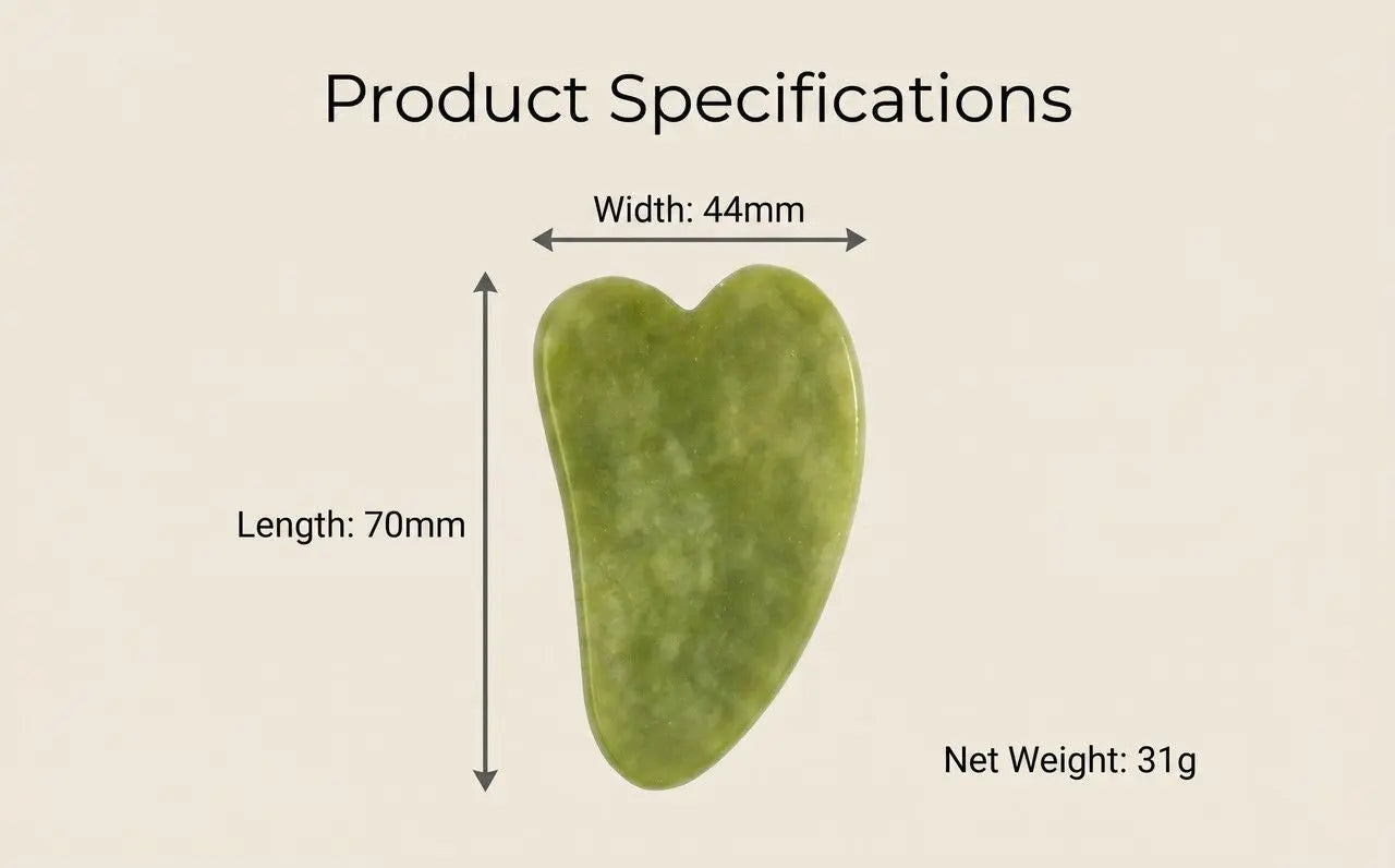 Natural Xiuyu Jade Heart‑Shaped Gua Sha Board(10 pieces) Wholesale Hub