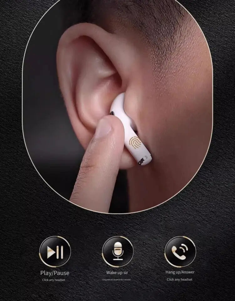 03D Bluetooth headset-White Wholesale Hub