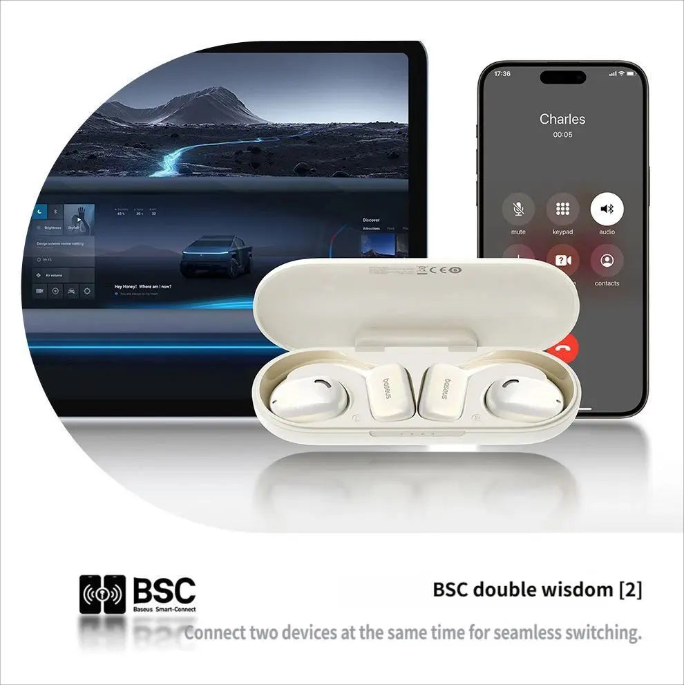 AG20 Bluetooth headset-White Wholesale Hub