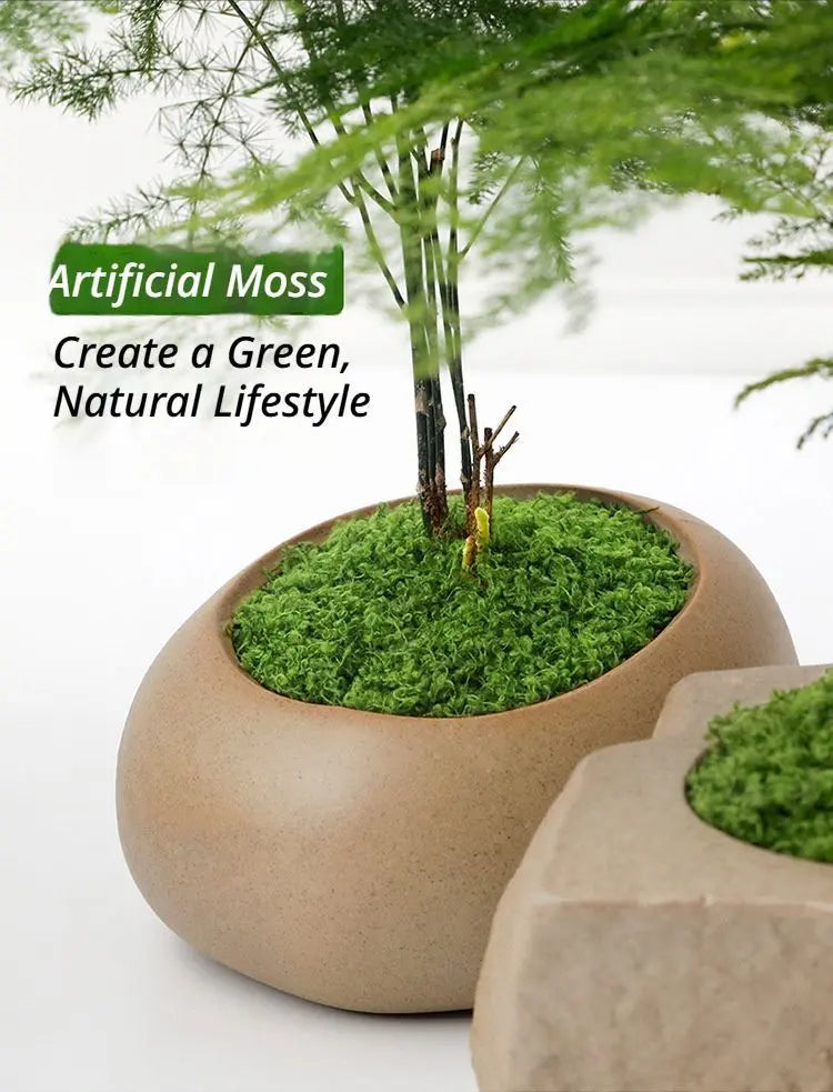 diy artificial moss lawn-Dark Green Filamentous Moss 20g Wholesale Hub