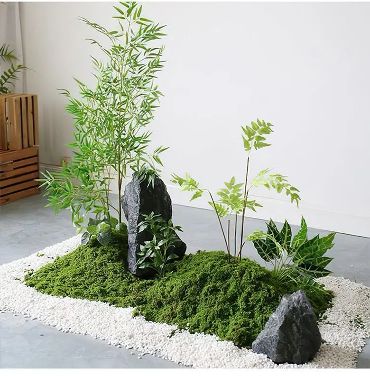 diy artificial moss lawn-Light Green Filamentous Moss 50g Wholesale Hub