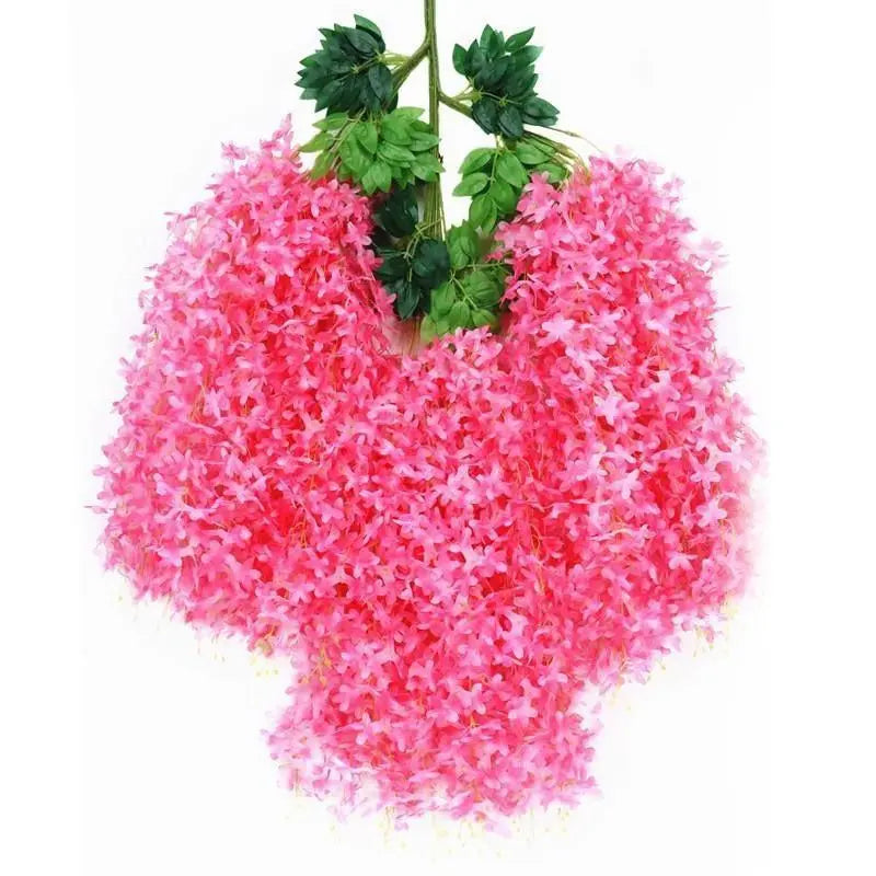ArtificialLilacWisteria-DeepPink-110CM-12-StemPack Wholesale Hub