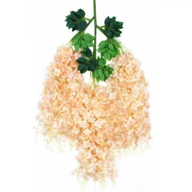 ArtificialWisteriaFlowers-Champagne-110CM-12-StemPack Wholesale Hub