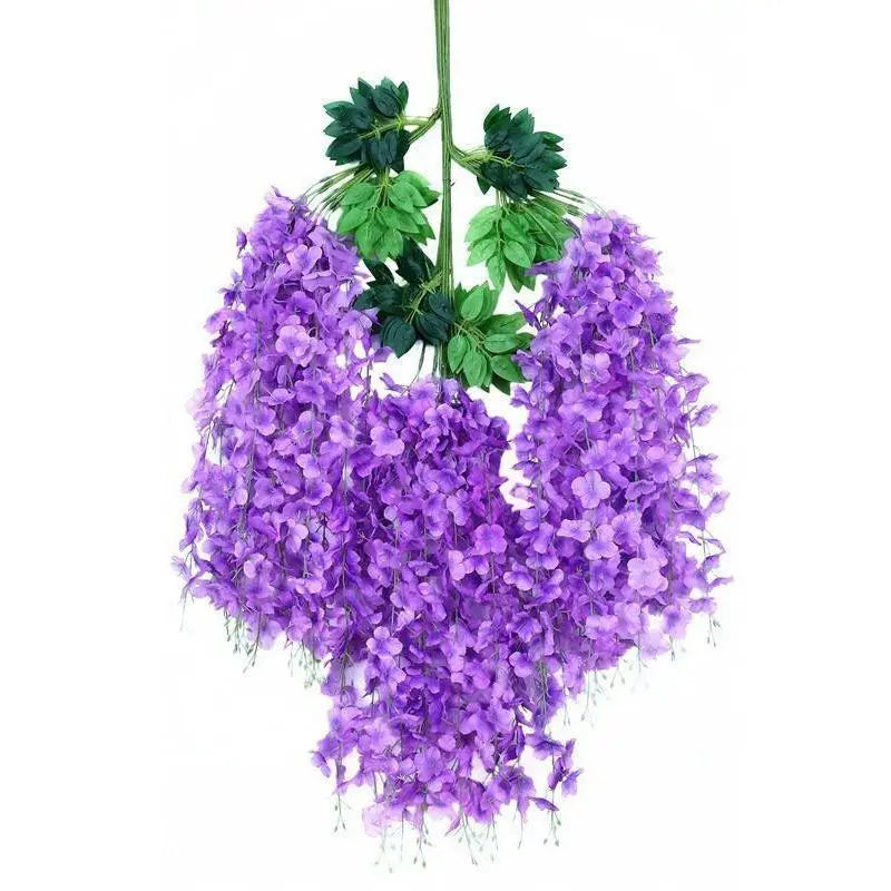 ArtificialWisteriaFlowers-LightPurple-110CM-12-StemPack Wholesale Hub