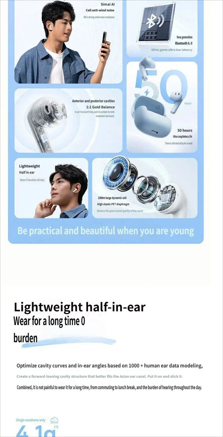 BS1 Bluetooth headset-White Wholesale Hub