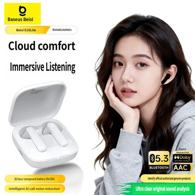 E16 Bluetooth headset-White Wholesale Hub