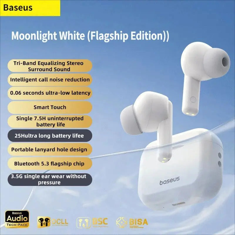 E17 Bluetooth headset-White Wholesale Hub