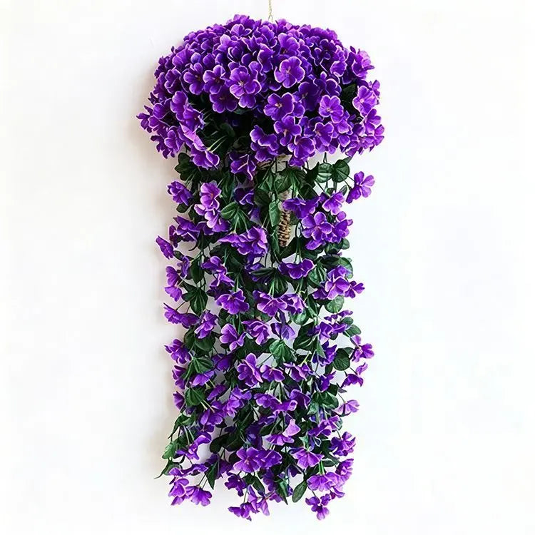ArtificialFive-PetaledBlue-PurpleFlowers Wholesale Hub
