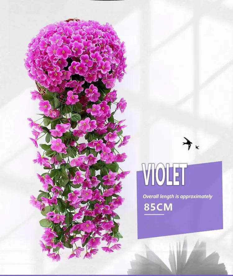 ArtificialFive-PetaledBrightRedFlowers Wholesale Hub