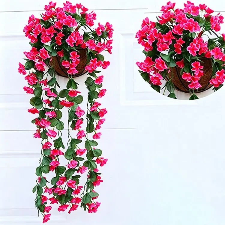 FauxFive-PetaledMaroonFlower Wholesale Hub