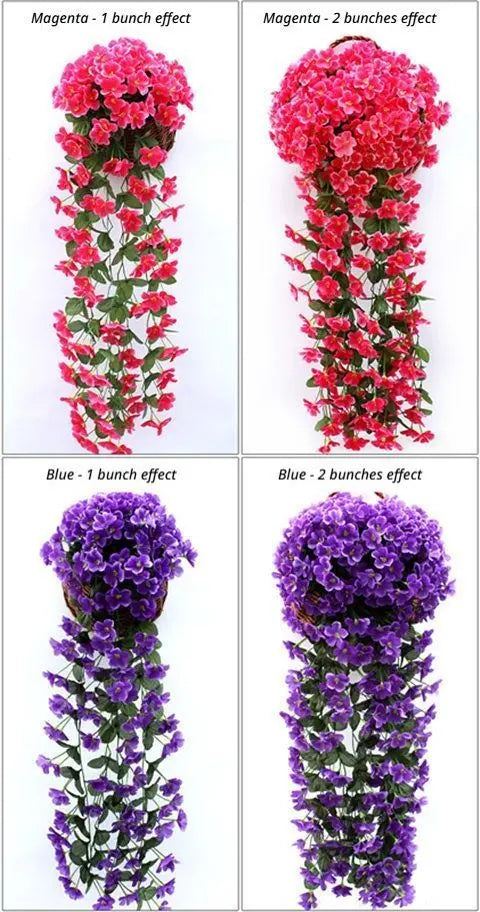 FauxFive-PetaledMaroonFlower Wholesale Hub