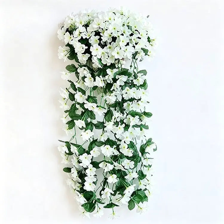 ArtificialFive-PetaledWhiteFlowers Wholesale Hub