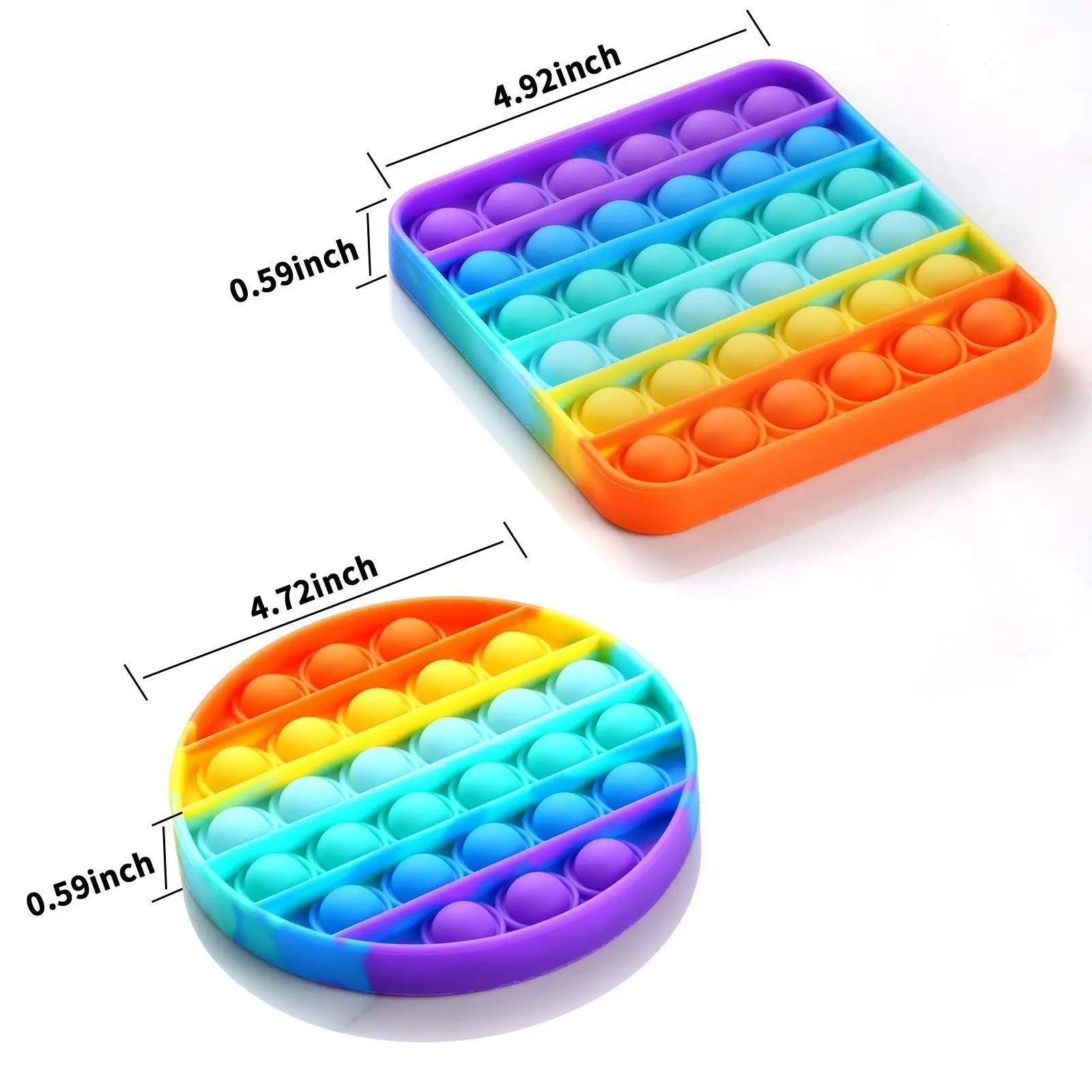 Puzzle Finger Bubble Fun Toy-Small round Wholesale Hub