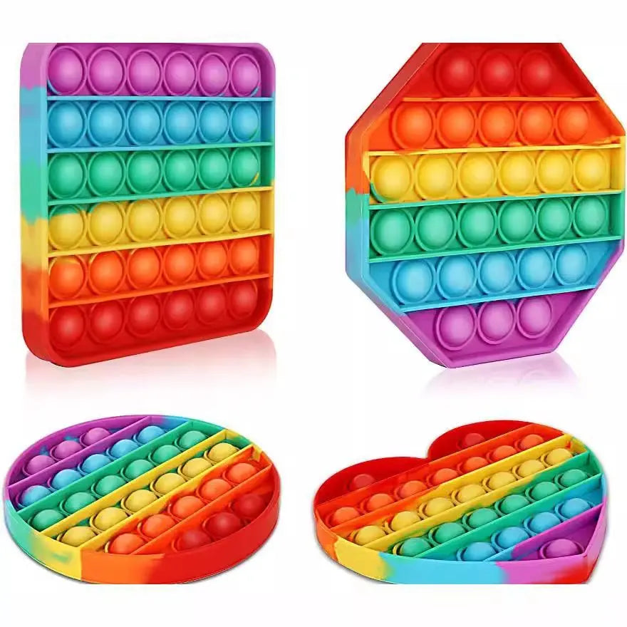 Puzzle Finger Bubble Fun Toy-Small round Wholesale Hub