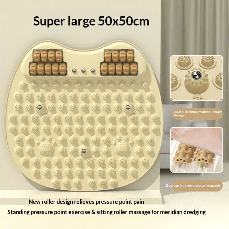AcupressureMatwithRollers-Beige Wholesale Hub