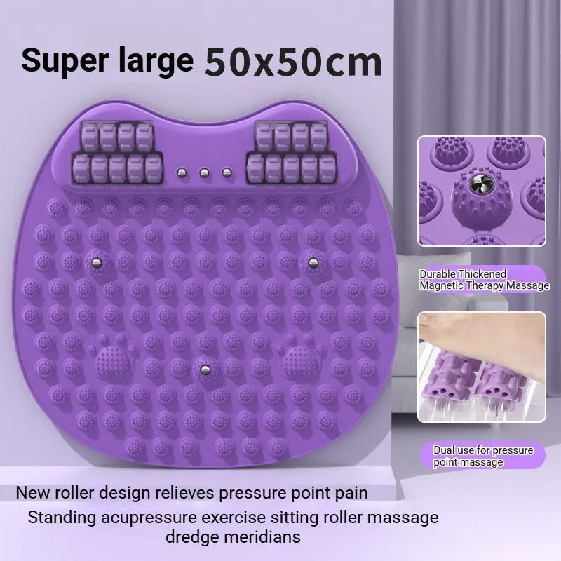 AcupressureMatwithRollers-Purple Wholesale Hub