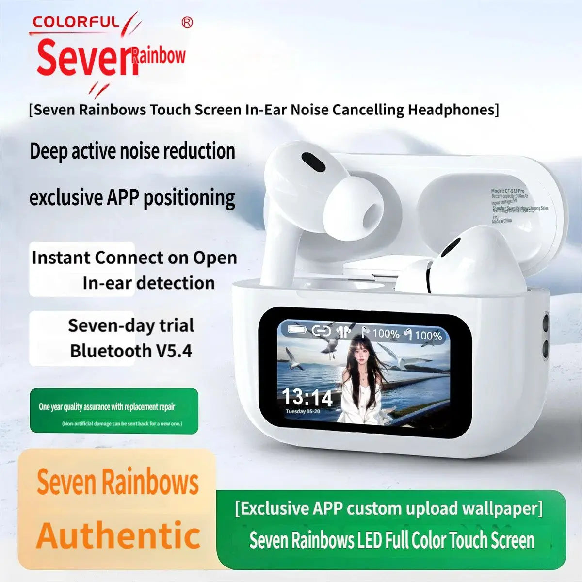 S10-Pro-Max Bluetooth headset-White Wholesale Hub