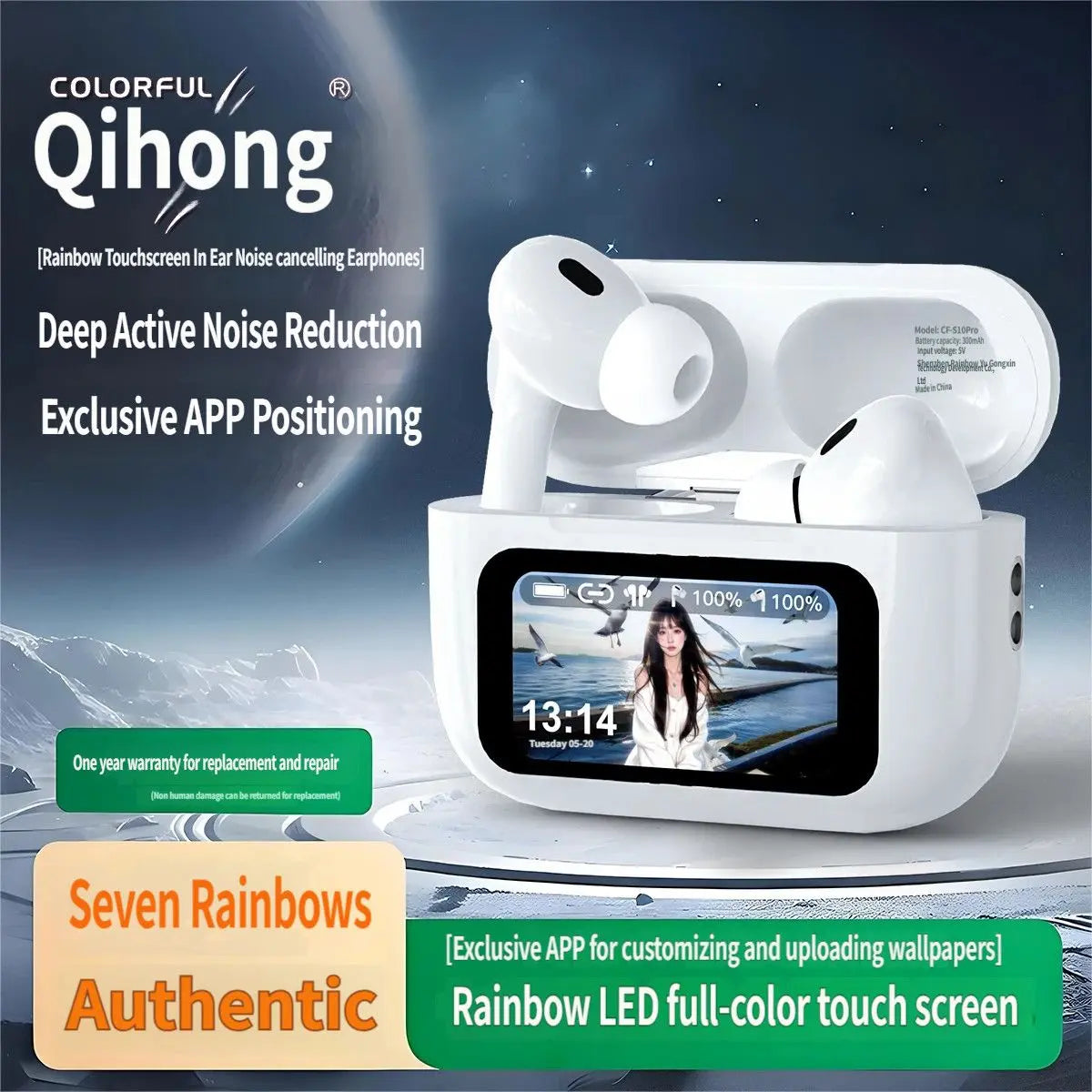 S10-Pro-Max Bluetooth headset-White Wholesale Hub