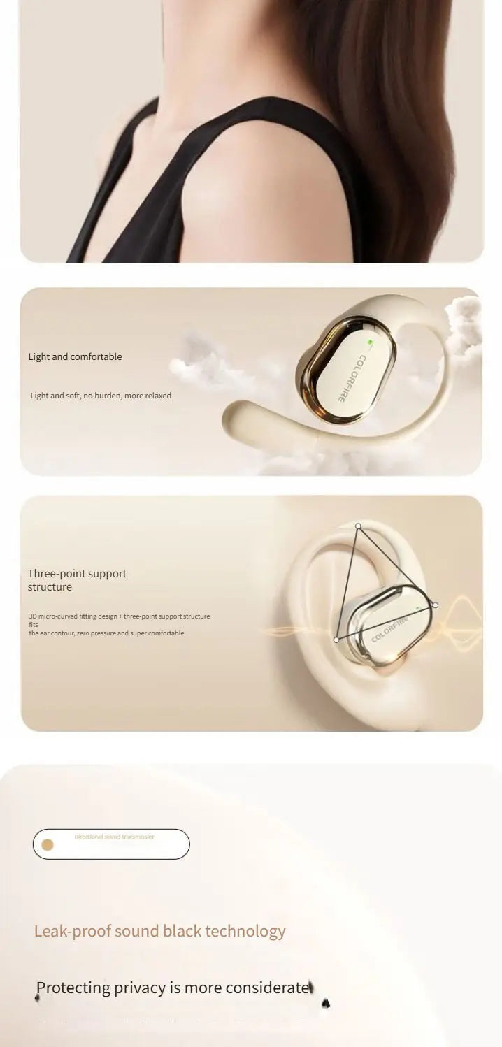 S16 Bluetooth headset-Beige Wholesale Hub