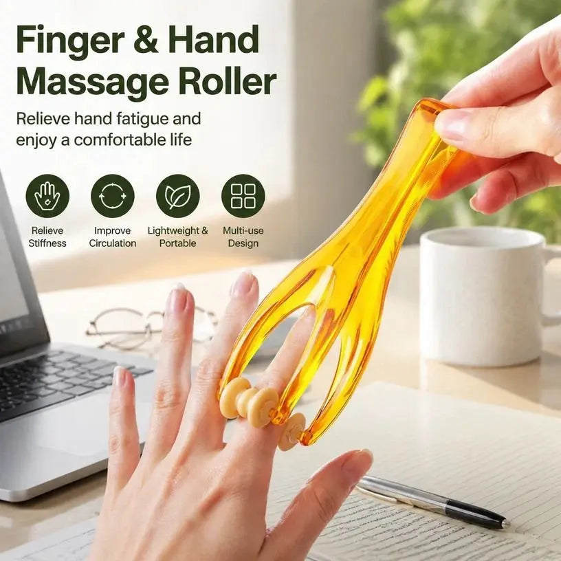 Elastic Finger Roller Massager Hand Fatigue Relief 1Pcs Wholesale Hub