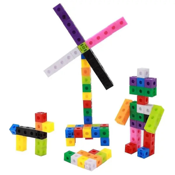 100pcs Children's Construction Toys Snap Cube Toys Educational Wholesale Hub