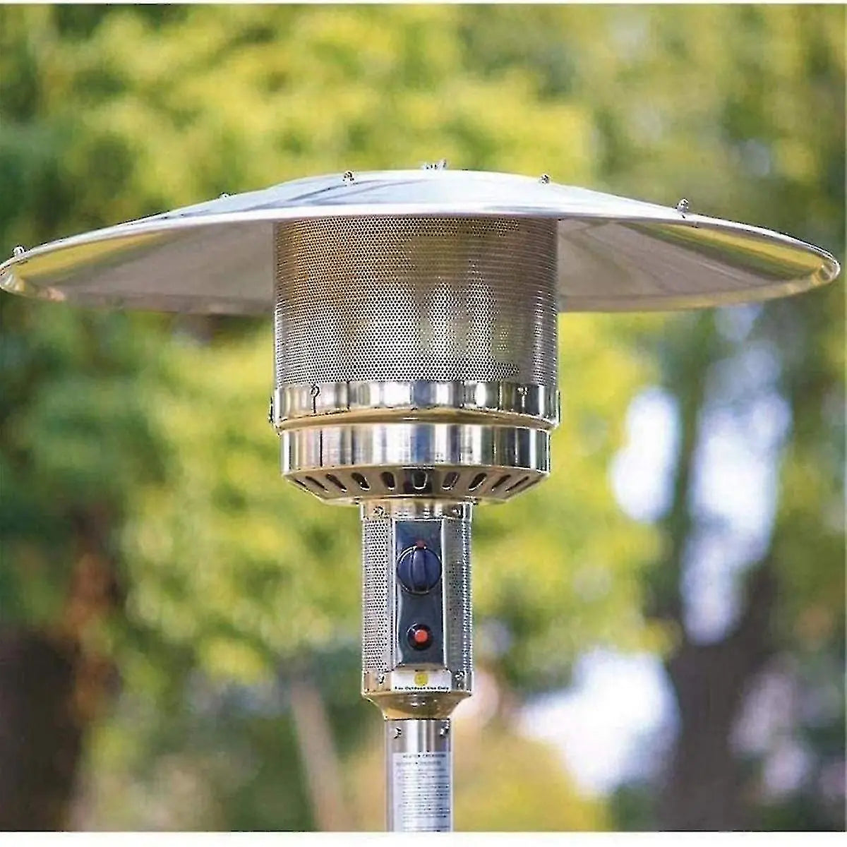 Patio Heater Reflector Plate, Outdoor Propane Heater Replacement Part - Top Dome, 3-Hole Mount, 3-'-UU- Wholesale Hub