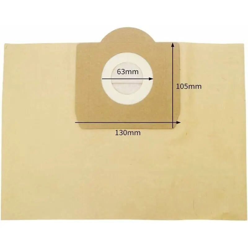 Karcher WD3 Vacuum Cleaner Bags, 5-pack straight vacuum cleaner bags for Karcher WD3, WD 3 Premium, WD3200, WD3500P, A2204, A2204, A2534, SE4001.. Wholesale Hub
