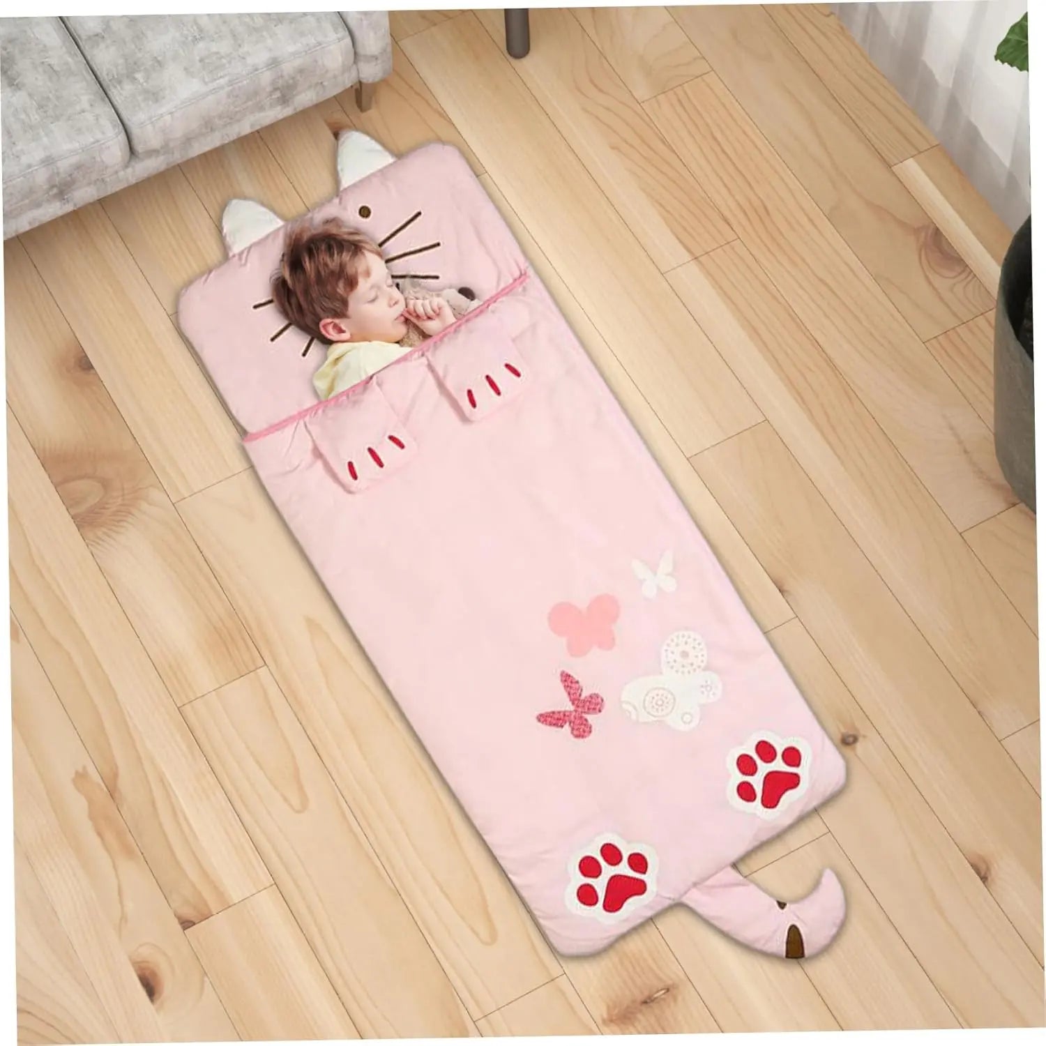 Sleeping bag for children, cozy cartoon design for boys and girls Wholesale Hub