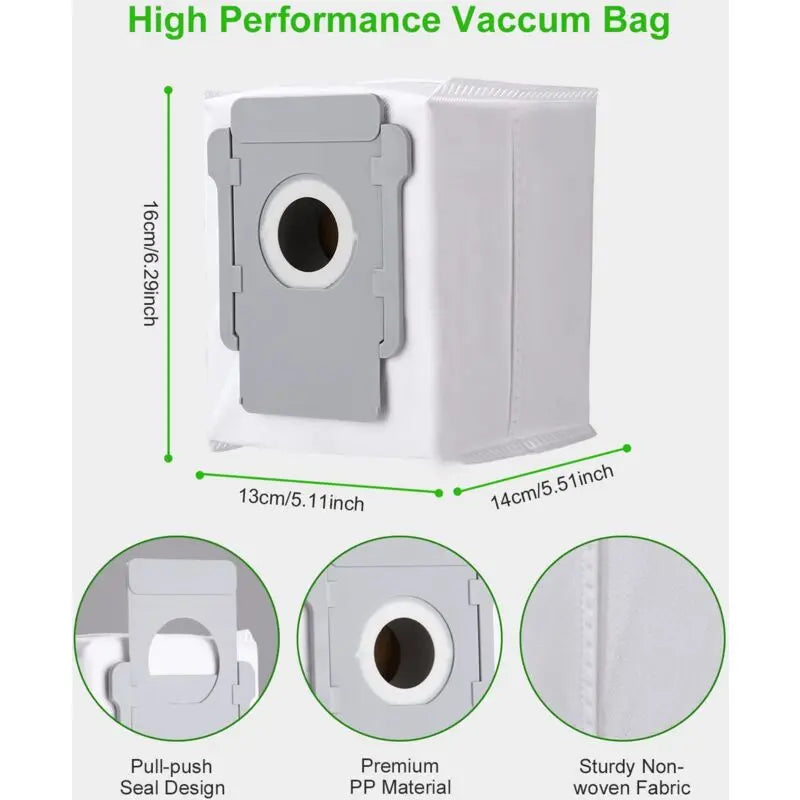 iRobot Roomba i7 i3 i4 i6 j7 i8 S9 E5 E6 E7 Clean Base Vacuum Cleaner Bags, 10-pack Wholesale Hub