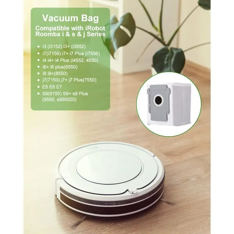 iRobot Roomba i7 i3 i4 i6 j7 i8 S9 E5 E6 E7 Clean Base Vacuum Cleaner Bags, 10-pack Wholesale Hub