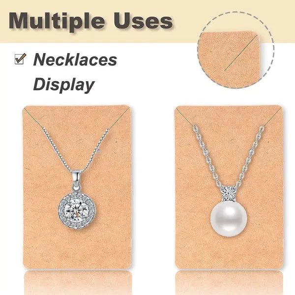 480pcs earring cards with plastic bag earring display cards for earring necklace display jewelry packaging Wholesale Hub