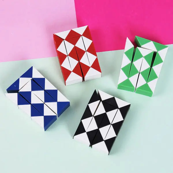 Mini Twist Puzzle Toys Plastic Snake Twist Puzzle Educational Game Toy for Boys Girls Gift Wholesale Hub