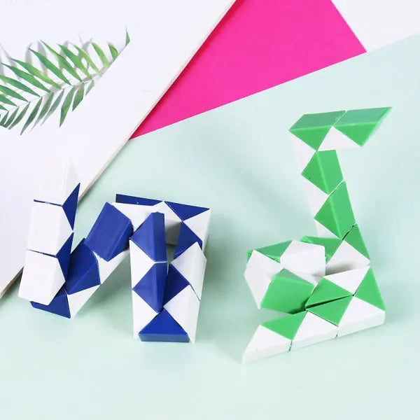 Mini Twist Puzzle Toys Plastic Snake Twist Puzzle Educational Game Toy for Boys Girls Gift Wholesale Hub