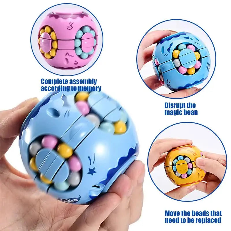 Rotating Prayer Magic Cube Fidget Spinner - Stress Relief Puzzle Toy for Kids & Adults Wholesale Hub