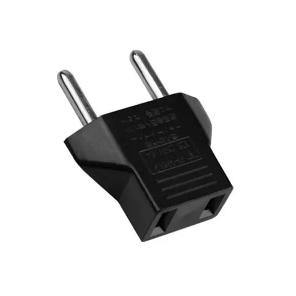US to EU adapter (black) Wholesale Hub